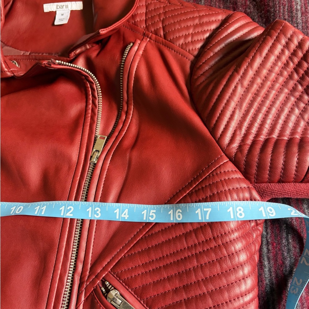 Burgundy Moto Jacket - Picture 9 of 12